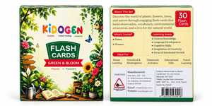 Tarjetas de Memoria de Plástico Personalizadas con Plantas y Flores, Juego Educativo de 30 Piezas, Laminadas por Ambos Lados, 300 GSM, para Niños - Product Image 1