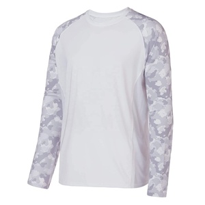 2025 personnalisé en gros chemises de pêche hommes 100% Polyester coton Sublimation T-shirt à manches longues - Product Image 5