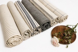 Rouleau de tissu en coton teint en fil à carreaux et rayures, matière douce tissée pour chemises décontractées et habillées, uniformes scolaires, vêtements de détente - Product Image 3