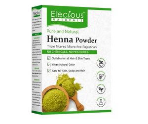 Polvo de henna natural Elecious para el color y crecimiento del cabello (200 gramos) - Product Image 2