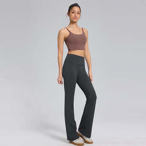 Leggings de Yoga con Corte Acampanado de Tela Suave y Cálida para Mujer, Leggings de Cintura Alta con Control de Abdomen para Entrenamiento, Gimnasio y Yoga - Product Image 4