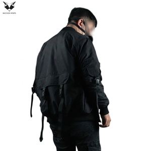 Hand Made With Heavy Duty Streetwear Best Selling With Own Logo Wholesale Rate Made In Pakistan <b>Techwear</b> <b>Jackets</b> For Adult - Product Image 4