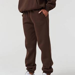 Conjunto Deportivo de Dos Piezas para Mujer, Reversible, Ecológico, de Alta Elasticidad, Cuello en V, Estilo Hip Hop, Felpa, 220g, para Invierno - Product Image 4