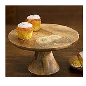 Soporte para servir pasteles con acabado esmaltado, decorativo, para uso doméstico y hotelero, multifuncional, de madera, diseño de lujo, para servir frutas y pasteles. - Product Image 6