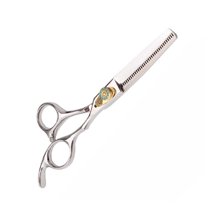 New Arrival Stainless Steel Texturing Thinning Scissors in Plasma Rose Gold Finish Best Custom Label Hair Thinning Scissors - Product Image 1