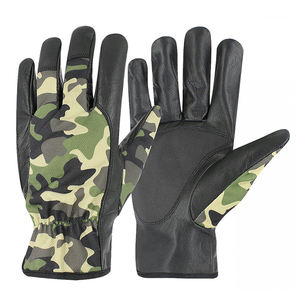Gants de travail en cuir de chèvre de qualité supérieure pour la sécurité industrielle, avec poignets élastiques, pour hommes adultes. - Product Image 1