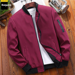 Chaqueta Bomber Personalizada para Hombre, 100% Algodón, Chaqueta Casual Ajustada con Bordado Personalizado - Product Image 4