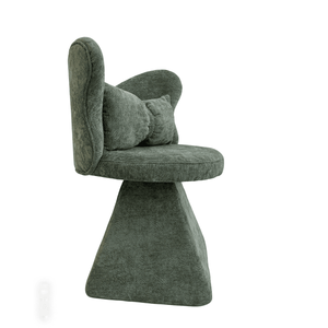 Swivel Accent Vanity Chair with Butterfly Back for <b>Dining</b> Bedroom Makeup <b>Stool</b> or Living Room Use - Product Image 5