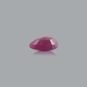 Natural African Ruby Loose Gemstone 4.2 Carat Certified Trillion Brilliant Cut Smooth - Product Image 3