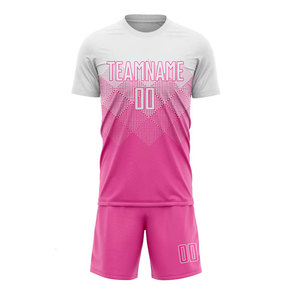 ชุดเสื้อและกางเกงฟุตบอลสีพื้น แบบพิมพ์ลายด้วยความร้อน สำหรับผู้ใหญ่ คุณภาพสูง แห้งเร็ว ระบายอากาศได้ดี - Product Image 4