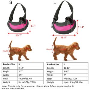 Trasportino Regolabile a Tracolla per Cani e Gatti, Borsa a Mano Libera con Cinghia Imbottita e Tracolla Traspirante per Animali Domestici di Piccola Taglia - Product Image 4