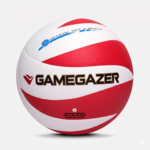ลูกวอลเลย์บอล GAMEGAZER MS-VB-1030PU ทนทาน น้ำหนักเบา ขนาด 5 น้ำหนัก 260-280 กรัม รอบวง 650-670 มม. เย็บด้วยเครื่องจักร ปรับแต่งได้ - Product Image 6