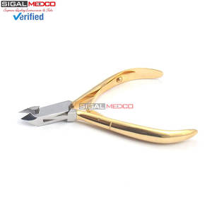 Coupe-ongles professionnels pour ongles incarnés, pinces coupantes latérales droites et courbées, outils de beauté, repousse-cuticules, couteau à peau - Product Image 5