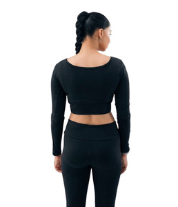 Women's High Support Seamless Spandex Racerback Sports Bra <b>Crop</b> <b>Top</b> with <b>Mesh</b> Breathable & Lightweight for Fitness Workout - Product Image 2