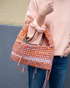 Sac en crochet de qualité supérieure, réutilisable pour les courses et le rangement, idéal pour les marchés fermiers. Disponible pour l'exportation depuis l'Inde. - Product Image 4