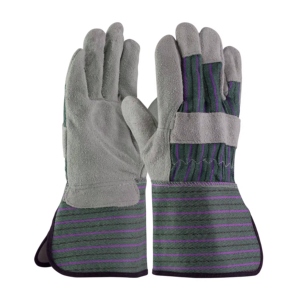 Guantes de seguridad industriales de cuero vacuno de puño largo con protección antivibración para pantallas táctiles, para trabajos domésticos y de montaje industrial. - Product Image 5