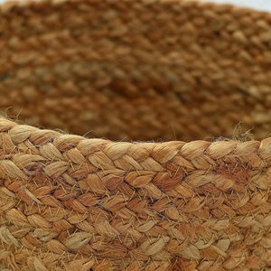Handwoven Natural Jute <b>Wall</b> Hanging Storage <b>Basket</b> with Handle Rustic Woven Organizer for Home Kitchen Bathroom Living Room <b>Wall</b> - Product Image 2