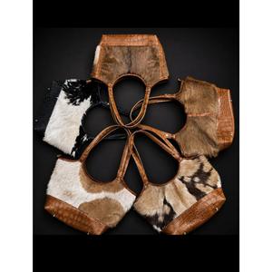 Bolsos de Cuero Personalizados con Piel Animal Natural, Última Llegada, Estilo Vintage, Bolsos de Compras Hechos en India, Bolso Ligero para Dama - Product Image 1