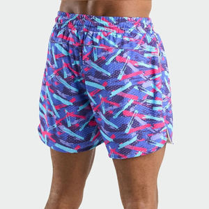 Pantalones Cortos de Playa para Hombre 2026 de Secado Rápido y Transpirables, Shorts de Natación y Surf, de Malla, Lisos, a Rayas, Uniformes Deportivos - Product Image 5