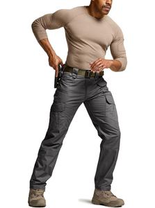 กางเกงวอร์มผู้ชายผ้าลูกฟูกเอวสูงมีกระเป๋าปักกลางแจ้งทำงาน - Product Image 5