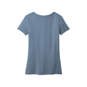 Camiseta Moderna de Manga Corta para Mujer, Cuello en V, Cómoda, Transpirable, Mezcla de Algodón, Deportiva, Ecológica, de Secado Rápido - Product Image 2