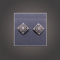Boucles d'oreilles en diamant créé en laboratoire certifié pour femme, élégantes, en or 14 carats, bijoux de mariage de luxe, fournisseur indien stylé