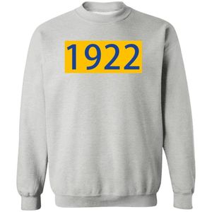เสื้อสเวตเชิ้ต Sigma Gamma Rho Heritage สีเทา สำหรับผู้หญิง ลายพิมพ์กราฟิกของชมรมนักศึกษากรีก คอกลม ผ้าฟลีซ สั่งทำพิเศษสำหรับมหาวิทยาลัย - Product Image 1