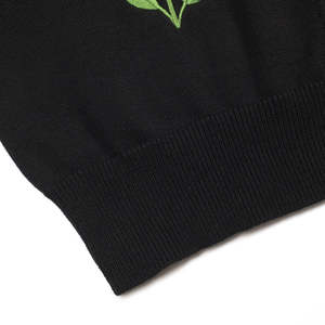 Cárdigan de punto transpirable con cuello en V para hombre, bordado, con botones, informal y a la moda, para jóvenes estadounidenses - Product Image 5