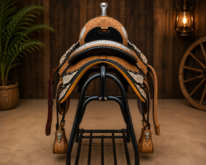 Premium Genuine Leather Jumping Dressage Horse Saddle English Riding Handcrafted Close Contact <b>Equestrian</b> Customized Wood Tree - Product Image 5