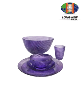 ชามพลาสติก PET สีสันสดใส LONGNEW OEM ไม่แตกหัก ชามซ้อนกันได้ สำหรับร้านอาหาร บ้าน และครัว  รับผลิตตามสีและขนาดที่ต้องการ - Product Image 2