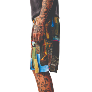 Shorts de basketball en maille 100 % polyester pour hommes, haute qualité, écologiques, respirants, séchage rapide, anti-plis, vente en gros, style urbain - Product Image 3