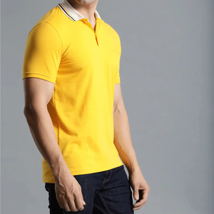 เสื้อโปโลชาย แขนสั้น ผ้าฝ้าย ใส่สบาย เหมาะกับกอล์ฟ ระบายอากาศดี คอปกปิเก้  แบบเรียบ  รับสกรีนโลโก้  ขายส่งจากโรงงาน - Product Image 3