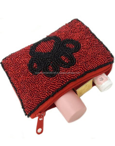 High quality Beaded <b>Coin</b> Purse Beaded Handcrafted trendy Mini <b>bag</b> pouch seed Bead Handmade <b>Coin</b> Purse Fashion at best price - Product Image 6