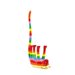 Estatua de Gato Arcoíris de Madera de Albizia Hecha a Mano, Decoración para el Hogar, Figura de Animal de Madera, Adorno Artesanal, Venta al por Mayor, Artesanía de Bali - Product Image 1