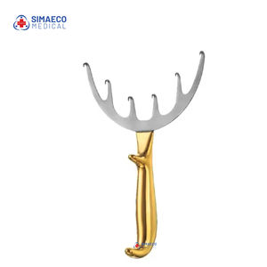 Retractor Coronal Yancoskie de 6 Puntas de Acero Inoxidable de Precisión para Cirugía Facial y Levantamiento de Párpados, Certificado CE ISO - Product Image 1