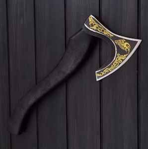 Hache à barbe artisanale haut de gamme en acier à haute teneur en carbone, hache large, hache tomahawk, haches de futaillage, hache médiévale pour intérieur et extérieur - Product Image 4