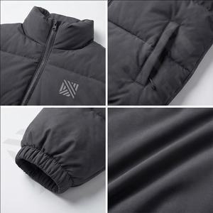 Tokyo Laundry Puffer Jacket Abrigo acolchado con capucha para hombre Bolsillos con cremallera para hombre Stand Collar Puffer Moda para hombre - Product Image 4