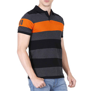 Chemises polo de golf pour hommes en coton bio 100 %, nouveau style, design personnalisé, manches courtes, marque privée - Product Image 1