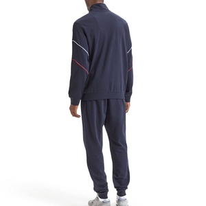 Men's Navy Blue Tracksuit Full <b>Zip</b> Stand Collar Side Pockets Polyester Regular Fit Autumn Casual Wear Men tracksuit For sale - Product Image 3