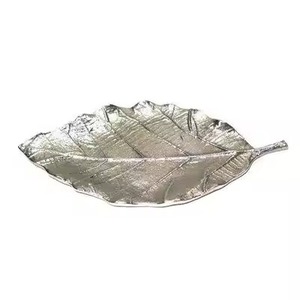 Decorative Finish Metal Chocolate Tray Stainless Steel Dessert Serving Tray <b>Candy</b> Display Plate Table Decor - Product Image 5