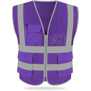 Chaleco de seguridad personalizable con múltiples bolsillos, ropa reflectante impermeable, venta al por mayor de fábrica pakistaní, subido por Dress Sports - Product Image 1