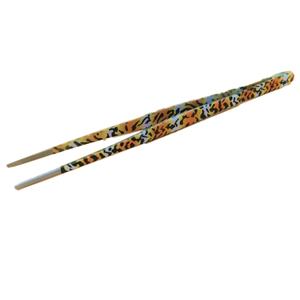 Pince de chef à motif tigre pour la présentation des plats, en acier inoxydable, idéale pour la garniture et la présentation alimentaire de précision - Product Image 4