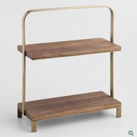 Support à gâteau en bois durable fait main de haute qualité avec dessus rond épais pour une présentation élégante de pâtisseries et de cupcakes