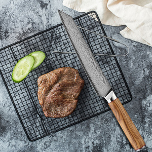 Couteau de cuisine japonais VG10 en acier inoxydable de qualité supérieure, couteau de chef professionnel pour la découpe, la préparation et le hachage - Product Image 5