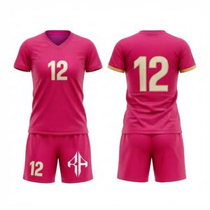 Nuevo Uniforme de Fútbol Sublimado para Mujer, 100% Poliéster, Manga Corta, por RIVIAN ATLANTIC - Product Image 1