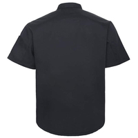 Uniforme de cuisine imperméable en polyester/coton noir pour hommes, nouveau style d'uniforme de chef pour restaurant et bar