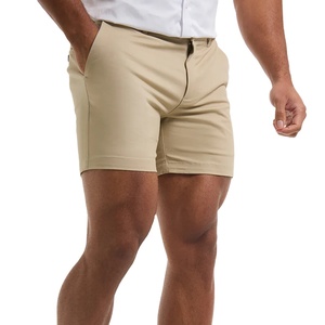 Shorts chino pour hommes de qualité supérieure, respirants, avec ceinture, poches sur les deux côtés, coupe ajustée, pour le sport, la salle de sport et les activités de plein air. - Product Image 1