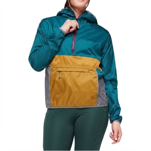 Custom <b>Half</b> <b>Zip</b> Pullover Windbreaker <b>Jacket</b> Lightweight Water Resistant Nylon Anorak Outdoor Sports Casual Streetwear OEM - Product Image 2
