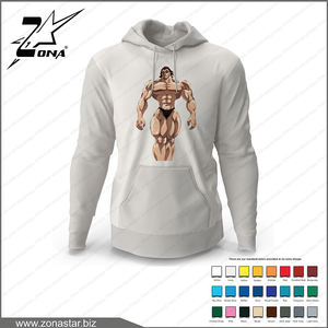 2024 automne hiver haute qualité surdimensionné 3D imprimé Anime Logo longue longueur sweats grande taille hommes sweats à capuche lavé hommes - Product Image 2