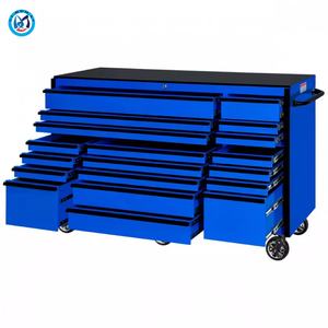 Gabinete de herramientas de metal de <span class=keywords><strong>183</strong></span>*63*120cm 19 ruedas azules 2025 OEM de alta calidad - Product Image 3